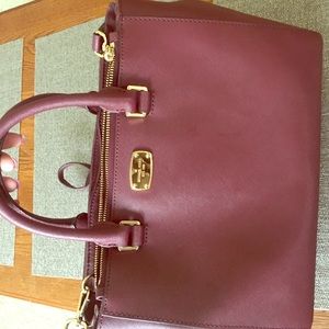 Burgundy Michael Kors purse